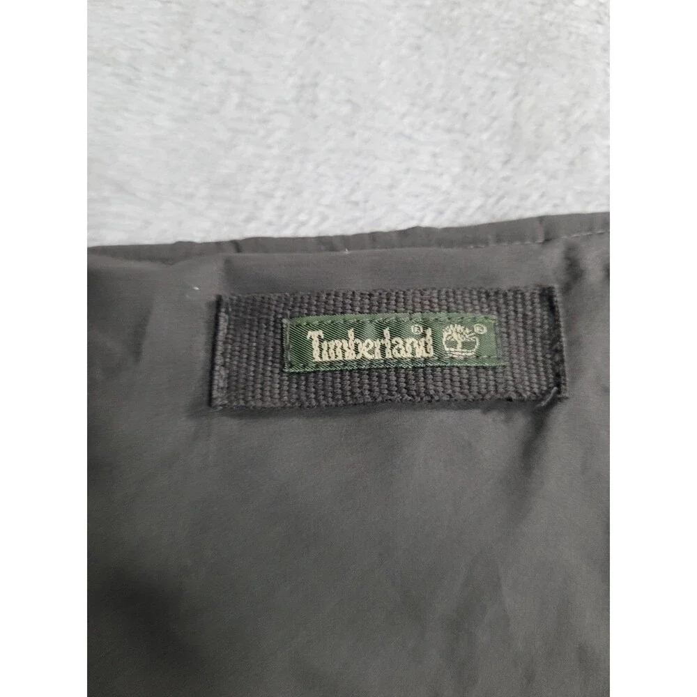 Vintage Timberland Weathergear Vest Mens XL Grey 100% Cotton Goose Down Fishing